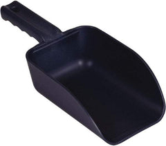 Remco - 32 oz Blue Polypropylene & Semi-Ferrous Additive Flat Bottom Scoop - 4.3" Wide x 3" Deep Bowl, 11-1/2" OAL - Benchmark Tooling