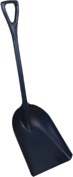 Remco - 17-1/8" High Square Plastic Shovel - 27" Long D-Grip Handle - Benchmark Tooling