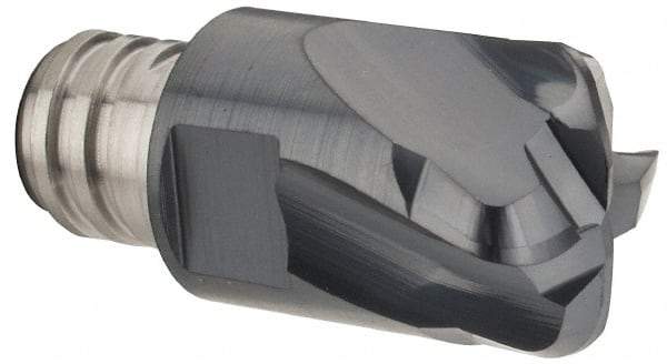 Iscar - MM EFF Grade IC903 Carbide End Milling Tip Insert - AlTiN Finish, 4 Flutes, 12mm Cutting Diam, 0.6mm Depth of Cut, 16.5mm Extension, 0.0972" Cnr Rad - Benchmark Tooling