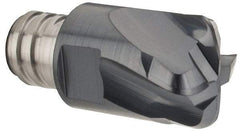 Iscar - MM EFF Grade IC903 Carbide End Milling Tip Insert - AlTiN Finish, 4 Flutes, 12mm Cutting Diam, 0.6mm Depth of Cut, 16.5mm Extension, 0.0972" Cnr Rad - Benchmark Tooling