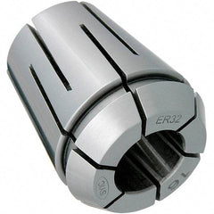 Techniks - 3/16" ER20 Coolant Collet - 1.24" OAL, 0.83" Overall Diam - Exact Industrial Supply