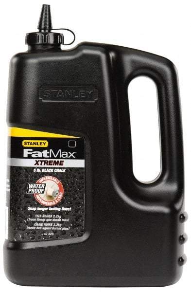 Stanley - 5 Lb Container Chalk Refill - Black - Benchmark Tooling