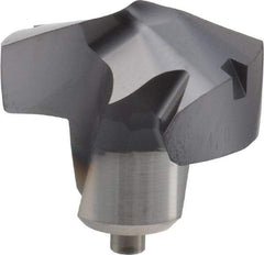 Kennametal - Series KenTIP, 24mm Diam Grade KCP15 140° Replaceable Drill Tip - Carbide, AlTiN Finish, ZC Seat Size - Benchmark Tooling