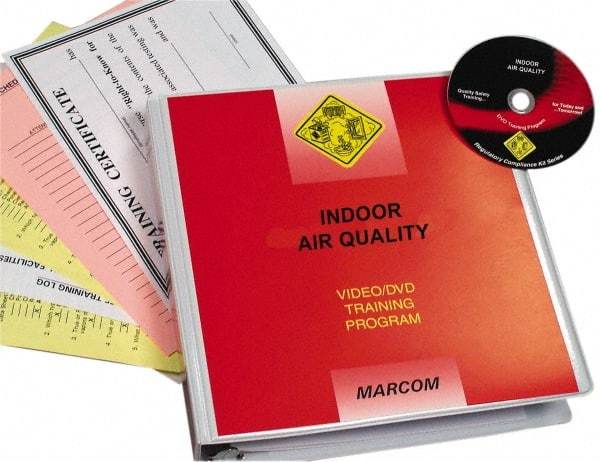 Marcom - Indoor Air Quality, Multimedia Training Kit - 13 Minute Run Time DVD, English and Spanish - Benchmark Tooling