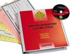 Marcom - OSHA Recordkeeping for Employees, Multimedia Training Kit - 14 Minute Run Time DVD, English and Spanish - Benchmark Tooling