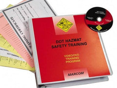 Marcom - DOT HazMat Safety, Multimedia Training Kit - 18 Minute Run Time DVD, English and Spanish - Benchmark Tooling