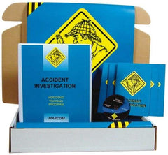 Marcom - Accident Investigation, Multimedia Training Kit - 13 Minute Run Time DVD, English and Spanish - Benchmark Tooling