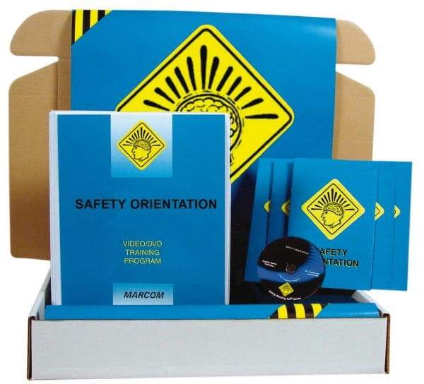 Marcom - Safety Orientation, Multimedia Training Kit - 18 Minute Run Time DVD, English and Spanish - Benchmark Tooling