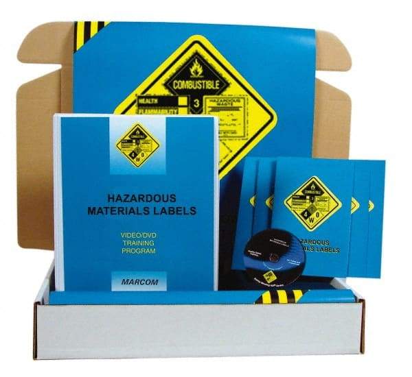 Marcom - Hazardous Materials Labels, Multimedia Training Kit - 22 Minute Run Time DVD, English and Spanish - Benchmark Tooling