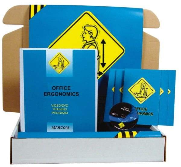 Marcom - Office Ergonomics, Multimedia Training Kit - 21 Minute Run Time DVD, English and Spanish - Benchmark Tooling