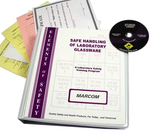 Marcom - Safe Handling of Laboratory Glassware, Multimedia Training Kit - DVD, English - Benchmark Tooling