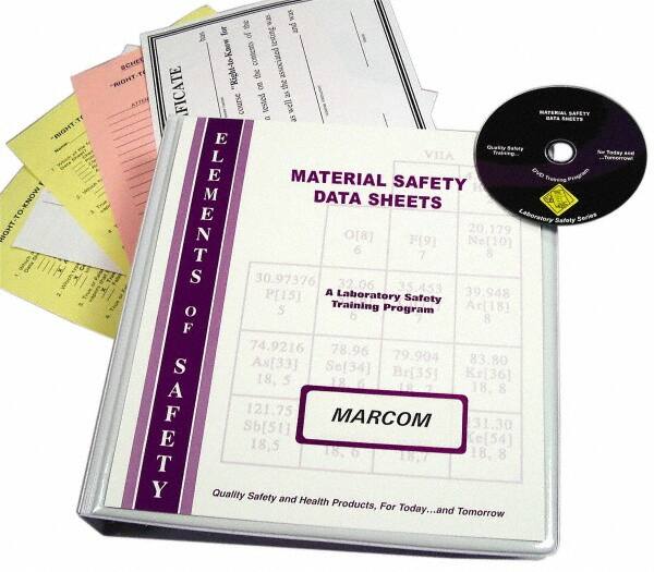 Marcom - Using Material Safety Data Sheets in the Laboratory, Multimedia Training Kit - DVD, English - Benchmark Tooling