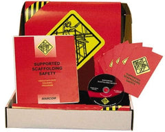 Marcom - Supported Scaffolding Safety, Multimedia Training Kit - 20 Minute Run Time DVD, English and Spanish - Benchmark Tooling