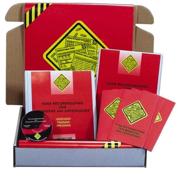 Marcom - OSHA Recordkeeping for Managers and Supervisors, Multimedia Training Kit - 20 Minute Run Time DVD, English and Spanish - Benchmark Tooling