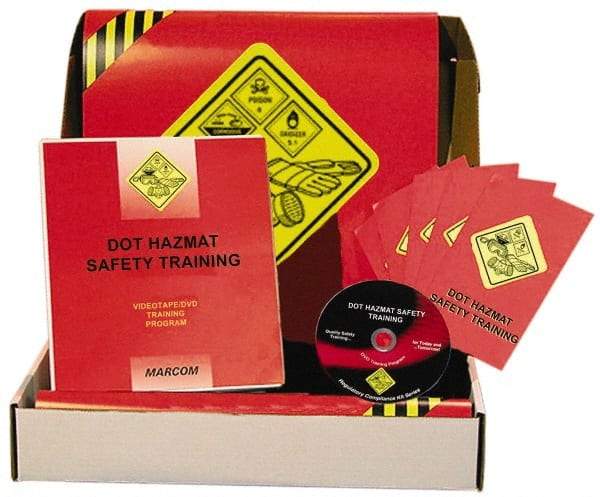 Marcom - DOT HazMat Safety, Multimedia Training Kit - 18 Minute Run Time DVD, English and Spanish - Benchmark Tooling