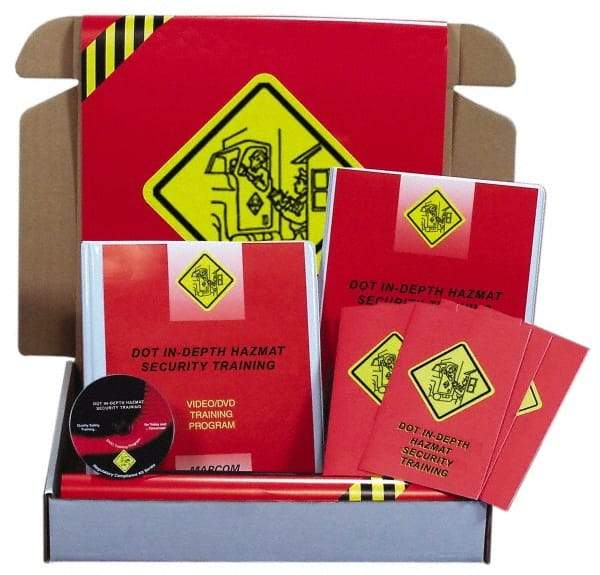 Marcom - DOT In-Depth HazMat Security, Multimedia Training Kit - 16 Minute Run Time DVD, English and Spanish - Benchmark Tooling