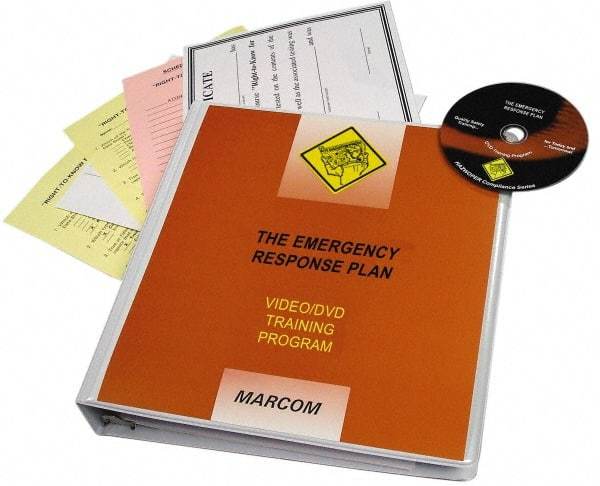 Marcom - Emergency Response Plan, Multimedia Training Kit - 15 min Run Time DVD, English & Spanish - Benchmark Tooling