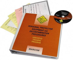 Marcom - Personal Protective Equipment & Decontamination Procedures, Multimedia Training Kit - 21 min Run Time DVD, English & Spanish - Benchmark Tooling