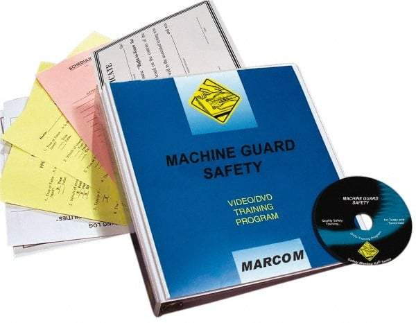 Marcom - Machine Guard Safety, Multimedia Training Kit - 19 Minute Run Time DVD, English and Spanish - Benchmark Tooling