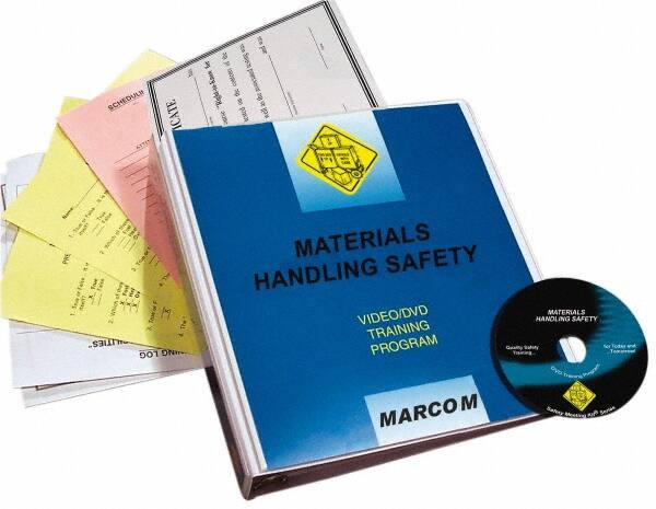 Marcom - Materials Handling Safety, Multimedia Training Kit - 14 Minute Run Time DVD, English and Spanish - Benchmark Tooling