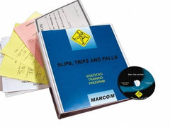 Marcom - Slips, Trips and Falls, Multimedia Training Kit - 17 Minute Run Time DVD, English and Spanish - Benchmark Tooling