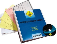 Marcom - Office Ergonomics, Multimedia Training Kit - 21 Minute Run Time DVD, English and Spanish - Benchmark Tooling