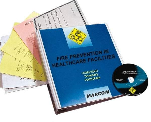 Marcom - Fire Prevention in Healthcare Facilities, Multimedia Training Kit - 19 Minute Run Time DVD, English and Spanish - Benchmark Tooling