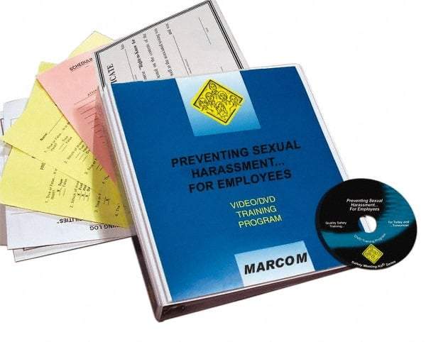 Marcom - Preventing Sexual Harassment for Employees, Multimedia Training Kit - 16 Minute Run Time DVD, English and Spanish - Benchmark Tooling