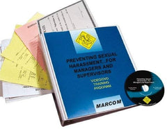 Marcom - Preventing Sexual Harassment for Managers and Supervisors, Multimedia Training Kit - 16 Minute Run Time DVD, English and Spanish - Benchmark Tooling