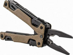 Leatherman - 16 Piece, Multi-Tool Set - Coyote Tan, 6-1/2" OAL, 4-1/2" Closed Length - Benchmark Tooling