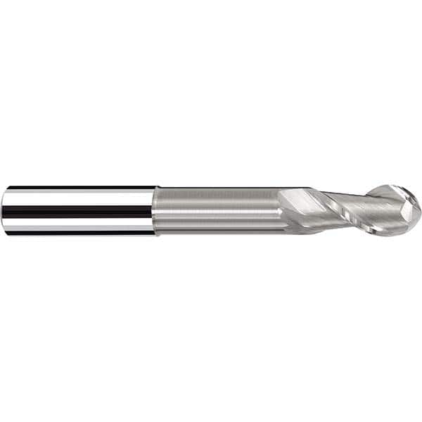 Fraisa - 1/2" Diam, 1/2" LOC, 2 Flute Solid Carbide Ball End Mill - Benchmark Tooling