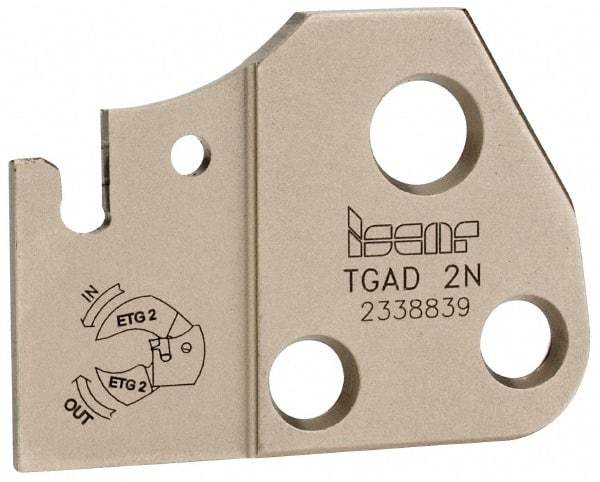 Iscar - 0.071 to 0.0945" Groove Width, Neutral Cut, Indexable Grooving Blade - TAG N.., TAG R/L.. Insert Style, Series Tang-Grip - Benchmark Tooling