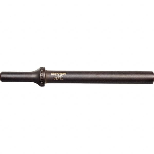 Mayhew - 6" OAL, Tapered Punch Chisel - Round Drive, Round Shank, Steel - Benchmark Tooling