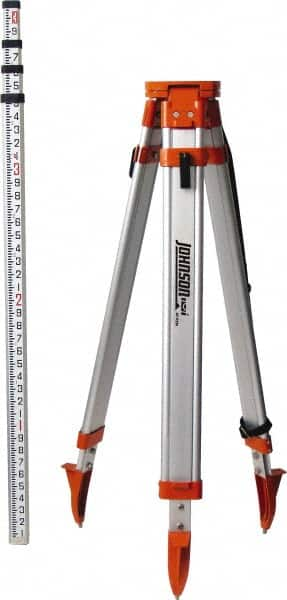 Johnson Level & Tool - Laser Level Tripod - Use With 5/8 Inch, 11 Threaded Laser Levels - Benchmark Tooling