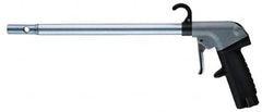 Guardair - 120 Max psi High Power Venturi Nozzle Pistol Grip Blow Gun - 3/8 NPT, 48" Tube Length, Aluminum - Benchmark Tooling