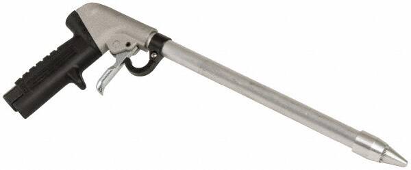 Guardair - 120 Max psi Whisper Jet Pistol Grip Blow Gun - 3/8 NPT, 12" Tube Length, Aluminum - Benchmark Tooling