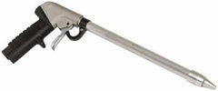 Guardair - 120 Max psi Whisper Jet Pistol Grip Blow Gun - 3/8 NPT, 12" Tube Length, Aluminum - Benchmark Tooling