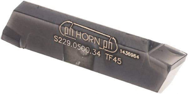 HORN - S2290500 Grade TF45 0.197" Cutting Width Carbide Grooving Insert - Benchmark Tooling