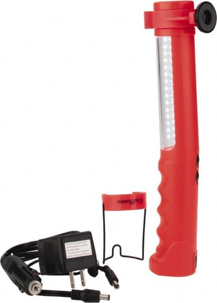 Bayco - 12 VDC & 120 VAC, 1 Watt, Cordless, LED Portable Handheld Work Light - 1 Head, 170 & 200 Lumens, Polymer, 292mm Long x 58mm Wide x 53mm High - Benchmark Tooling