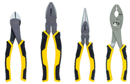 STANLEY® 4 Piece Bi-Material Plier Set - Benchmark Tooling