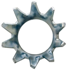 Value Collection - #4 Screw, 0.123" ID, Stainless Steel External Tooth Lock Washer - 0.238" OD, Grade 410 - Benchmark Tooling