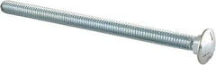 Value Collection - 5/16-18 UNC 5" Length Under Head, Standard Square Neck, Carriage Bolt - Grade 5 Steel, Zinc-Plated Finish - Benchmark Tooling