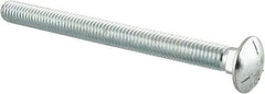 Value Collection - 3/8-16 UNC 4-1/2" Length Under Head, Standard Square Neck, Carriage Bolt - Grade 5 Steel, Zinc-Plated Finish - Benchmark Tooling