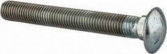 Value Collection - 3/4-10 UNC 6" Length Under Head, Standard Square Neck, Carriage Bolt - Grade 5 Steel, Zinc-Plated Finish - Benchmark Tooling