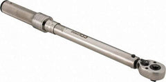 CDI - 3/8" Drive Micrometer Torque Wrench - 150 In/Lb to 1,000 In/Lb Torque, 16" OAL, 0.6 N/m Graduation, Pear Head - Benchmark Tooling