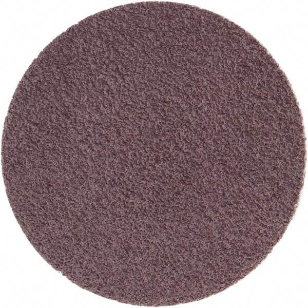 Standard Abrasives - 1-1/2" Disc Diam, 80 Grit, Aluminum Oxide Quick Change Disc - Type P Attaching System, Coated, Red, Medium Grade, 25,000 RPM - Benchmark Tooling