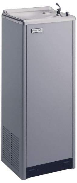 Halsey Taylor - 8 GPH Cooling Capacity Deluxe Floor Standing Water Cooler & Fountain - 0.16 hp, Optional Glass Filler Sold Separately - Benchmark Tooling