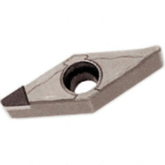 Iscar - VBMT331 T Grade IB55 CBN Turning Insert - Uncoated, 35° Diamond, 3/8" Inscr Circle, 3/16" Thick, 1/64" Corner Radius - Benchmark Tooling