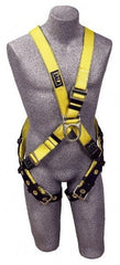 DBI/SALA - 420 Lb Capacity, Size Universal, Full Body Tower Climbers Safety Harness - Polyester Webbing, Front D-Ring, Pass-Thru Leg Strap, Pass-Thru Chest Strap - Benchmark Tooling