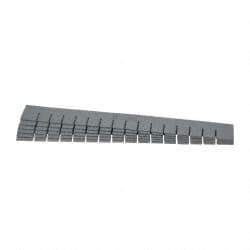 Quantum Storage - 22.4" Wide x 3" High, Gray Bin Divider - Use with DG93030 - Benchmark Tooling